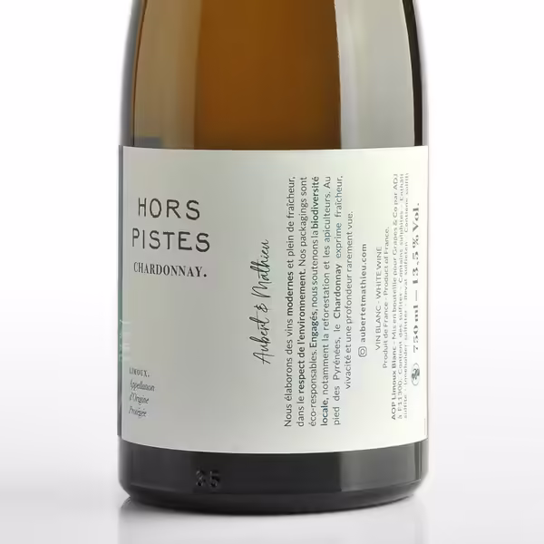 法國隆河谷 AM奧貝馬修酒莊 滑雪道 夏多內 白葡萄酒：圖片 2